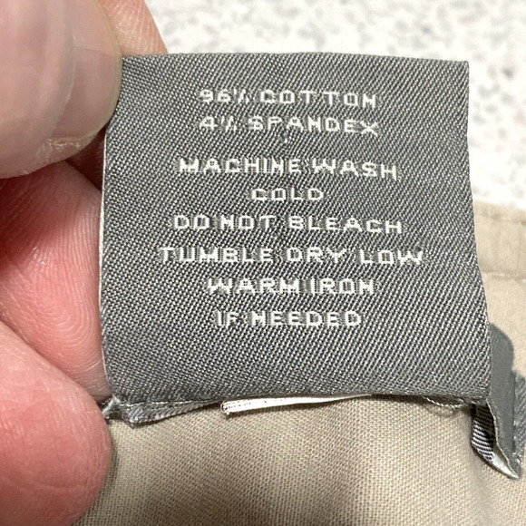 Ann Taylor Signature Fit Shorts size 10 bermuda walking tan khaki cotton stretch - Picture 8 of 8